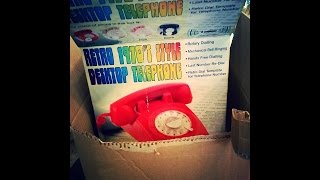 ASMR UNBOXING NEW RETRO ROTARY DIAL TELEPHONE - TAPPING & SOFT SPOKEN RAMBLE screenshot 4