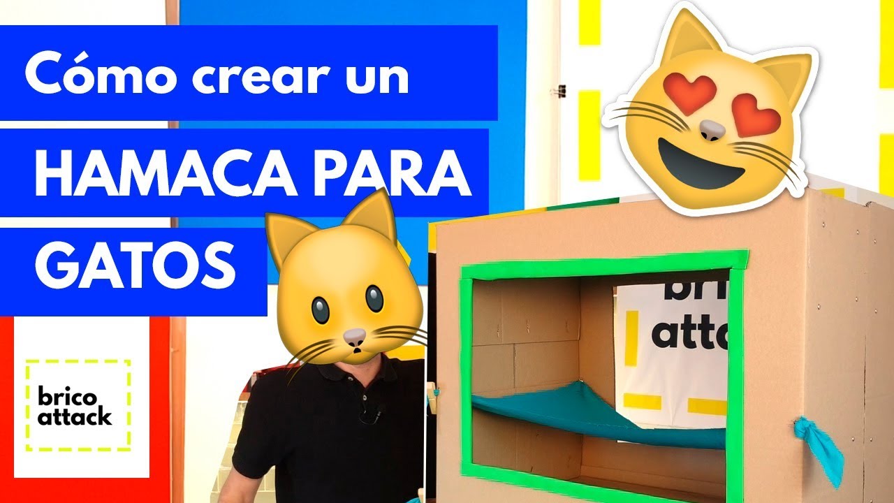 Hamaca para gatos DIY - ¡MUY FÁCIL! 