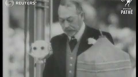 ROYAL: Memorial to King George V opened at entrance to Mersey Tunnel. (1939)