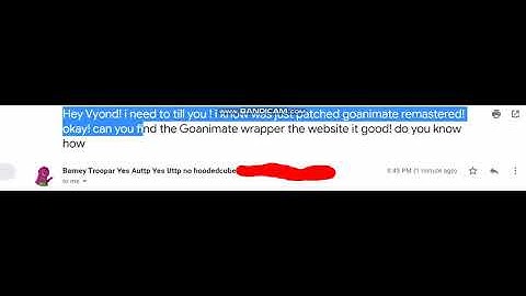 message to Vyond! i don