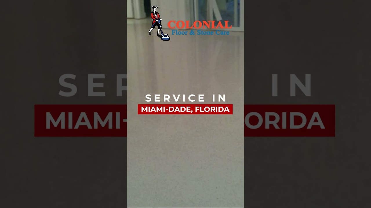 Terrazzo Floor Restoration Service In Miami-Dade, Florida