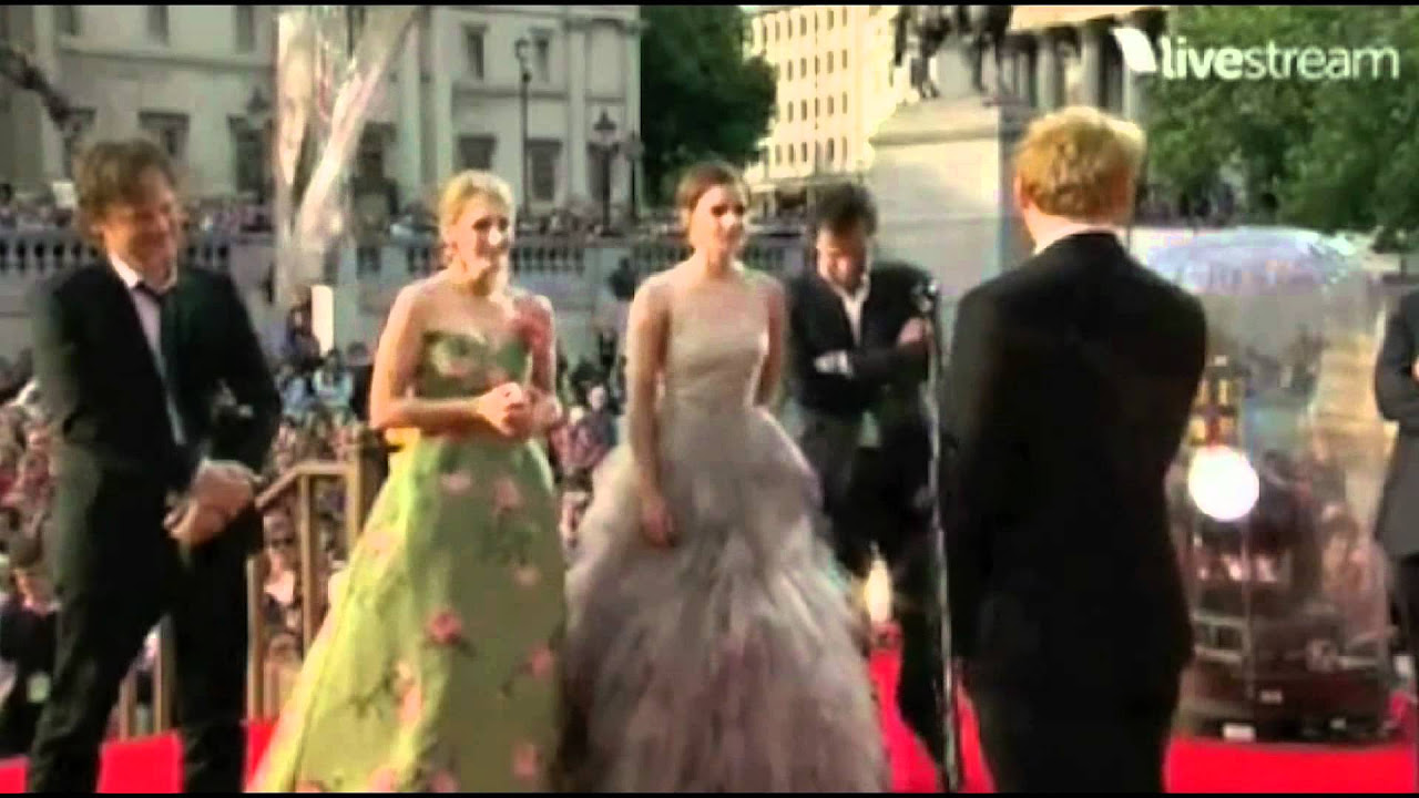 Rupert Grint: Deleted scene with Daniel Radcliff and Emma Watson in Deathly Hallows Part 1