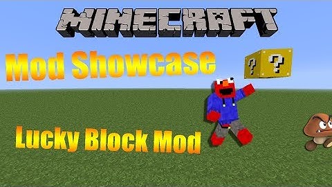 Minecraft Mod Showcase: Lucky Block Mod (Gambling And Mario)