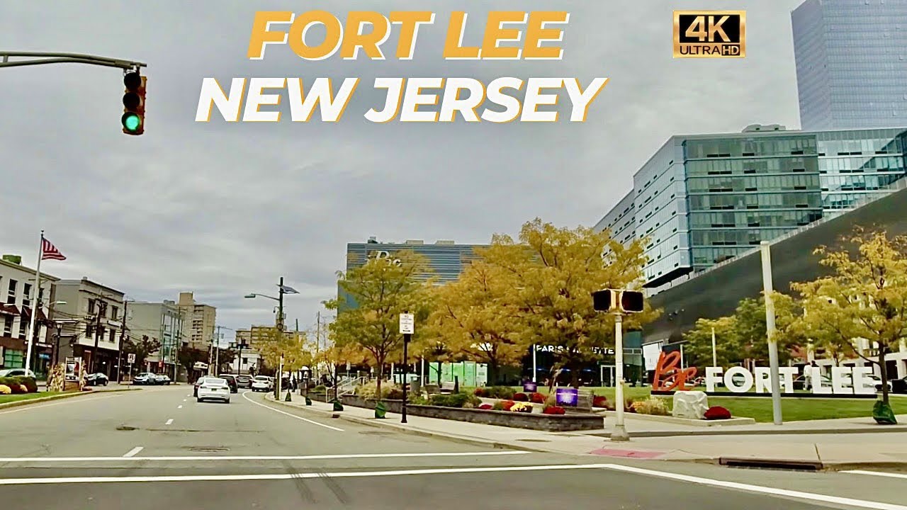 Driving Fort Lee New Jersey 4K - YouTube