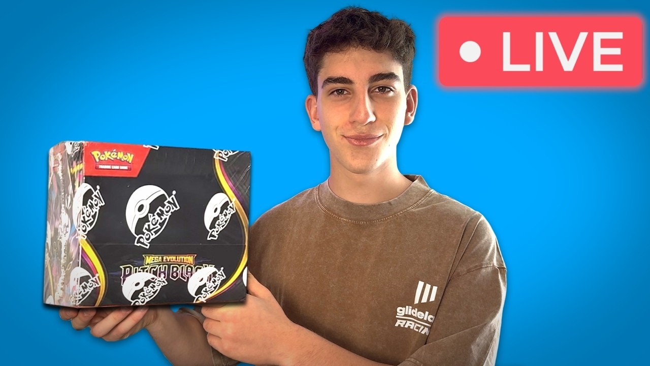 Opening The $300 Pitch Black Pokémon Box (Official Live Stream)