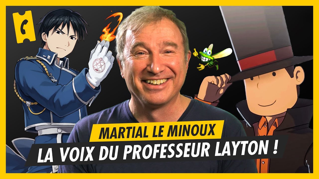 La voix de Roy Mustang et du Professeur Layton, c'est lui ! - Martial