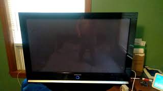 Samsung Galaxy TV Plasma 42 inch startup and shutdown