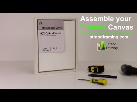 How to Assemble CNC Wooden Frame for Paint by Numbers Canvas 