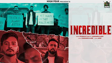 Incredible (Official Video) | Prabhjot Gill X Verender Gurm