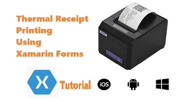 Xamarin Forms Receipt Printing (Tutorial)