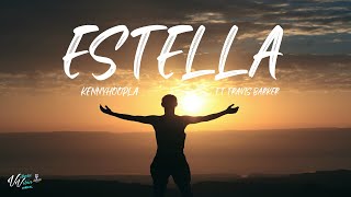 Video thumbnail of "KennyHoopla - ESTELLA Ft Travis Barker (Lyrics)"