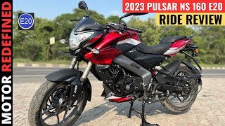 2023 Bajaj Pulsar NS 160 E20 OBD2 New Model Ride Review | On Road Price, Features & New Color.