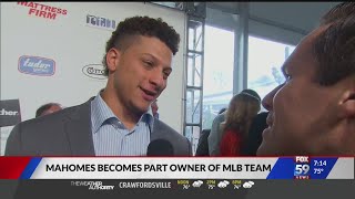 Kansas City Chiefs quarterback Patrick Mahomes becomes part owner of Kansas City Royals