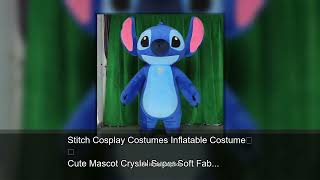 Stitch Cosplay Costumes Inflatable Costume Cute Mascot Crystal Super Soft Fabric Shopping Mall screenshot 2