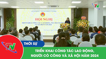 Triển khai công tác lao động, người có công và xã hội năm 2024
