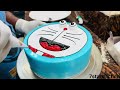 Doraemon cake decoration  cake tutorial  doraemon cake  7 star kitchen  part  10