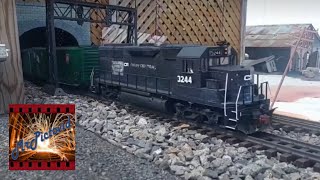 Conrail's Archbald Division Large Scale Trains In The Backyard 04/29/2024