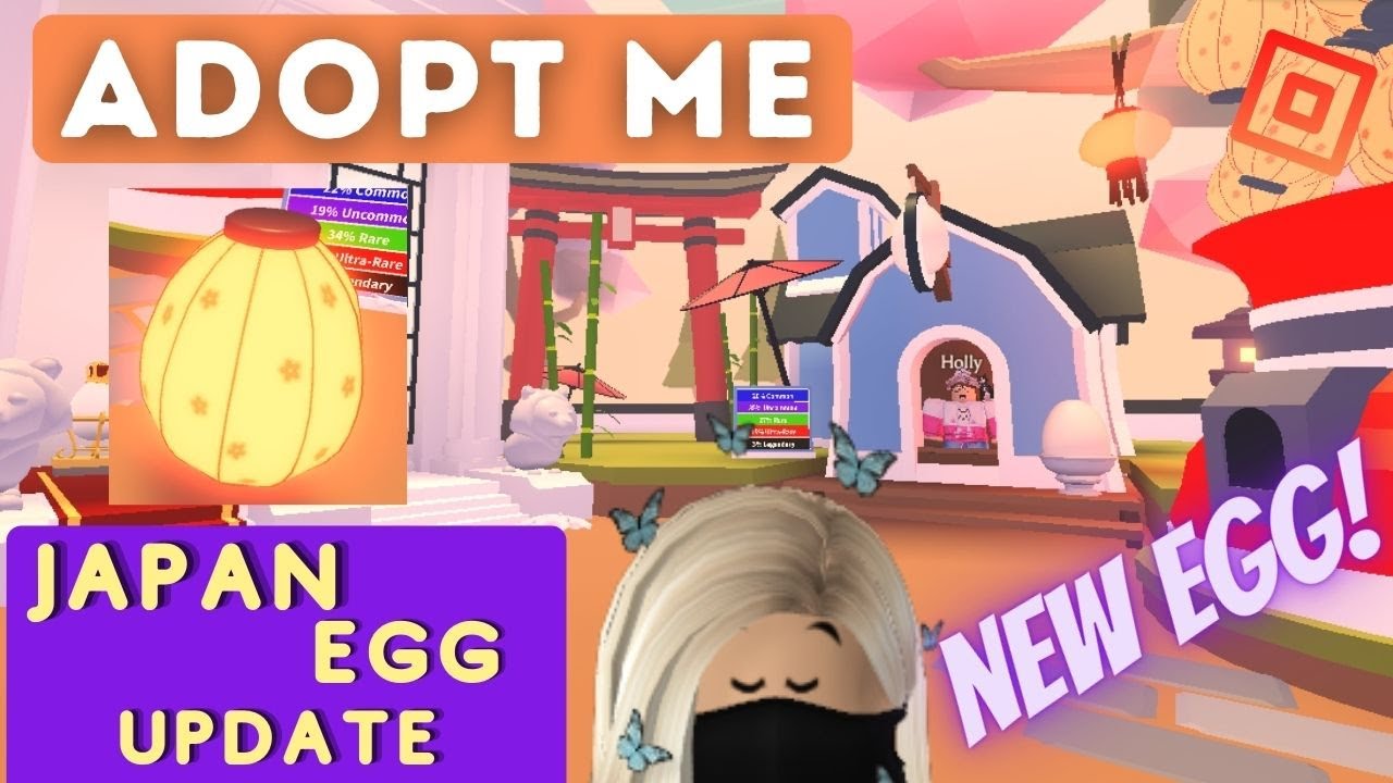 Adopt Me Japan Egg Update New Egg Roblox Hatching Eggs Youtube