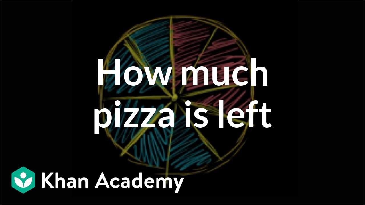 Figuring Out How Much Pizza Is Left | Fractions | 4Th Grade | Khan Academy