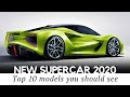 10 Most Anticipated Supercars of the Upcoming 2020 (Guide to Latest Models)