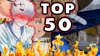 NUX TAKU ROASTS MY TOP 50  FAVORITE ANIME CHARACTERS