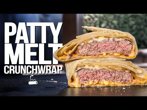 THE PATTY MELT CRUNCHWRAP....OH SNAP! | SAM THE COOKING GUY