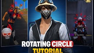 How to create the rotating circle tutorial video in Capcut in one 1 min #freefire #trending #viral 