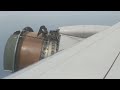 United Airlines jet apparently loses engine covering midflight