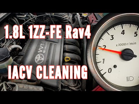 High / Low Idle RPM fix - IACV cleaning (Toyota Rav4 1.8L 1ZZ-FE 1999-2005)