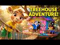 Cammy, Paco, Hugo & Poppy's Treehouse Adventure #animals #friendship #shorts