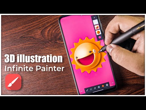 Infinte Painter Illustration: 3D Illustration in Infinite Painter