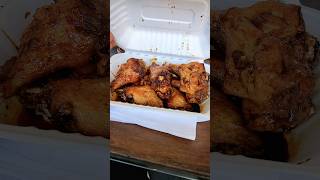 🍗 Honey garlic wings hit the spot! 😍🤤 #GatherGVL #GreenvilleSC #FoodTok