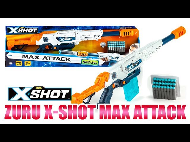 Zuru X Shot Max Attack  2018 Sniper Rifle Review Any Good ? 