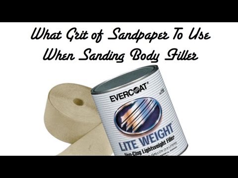 Auto Body Sandpaper Grit Chart
