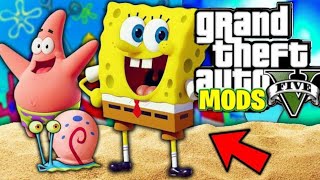 BOB ESPONJA EN GTA 5 ! Una Aventura en Los Santos con Patricio Estrella