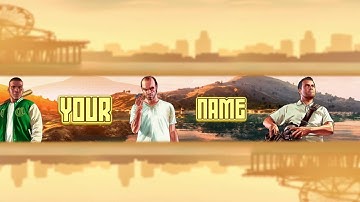 GTA 5 BANNER TEMPLATE (paint.net)