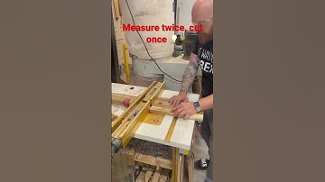 Always remember measure twice, cut once #fyp #maker #artist #wood #thought #woodworking #woodwork