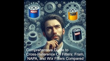 Napa oil filter cross reference to wix and to FRAM