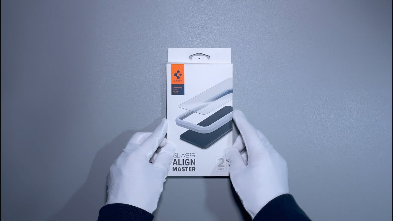 Spigen iPhone 12 Mini Screen Protector AlignMaster GLAS.tR Unboxing | ASMR