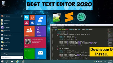 Best Text Editor in 2020?! How To Download and Install??