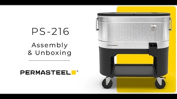 How to Assemble the Permasteel PS-216 120-Qt Patio Cooler | Assembly & Installation Video