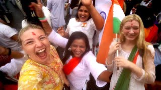 Joining India's Independence Parade with @Namastejuli 🇮🇳😍