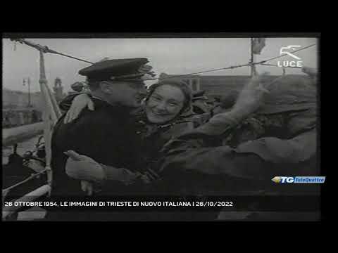 26 OTTOBRE 1954, LE IMMAGINI DI TRIESTE DI NUOVO ITALIANA | 26/10/2022