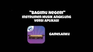 Bagimu Negeri instrumen musik angklung versi aplikasi Gamelanku screenshot 5