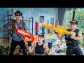 3t nerf war  couple seal x warriors nerf guns fight crime dr lee crazy in the arrest mission