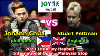 Johann Chua vs Stuart Pettman | 2023 IHPA Joy Heyball International Open - Malaysia Stop