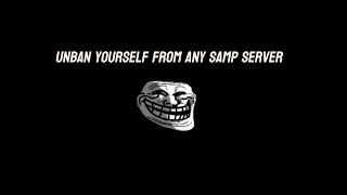 quick tutorial on ban evading in mcnr / other samp servers