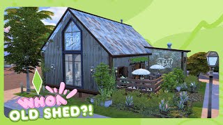 The Shed - Converted Restaurant | Build with Bean | The Sims 4  [No CC] by WhoaBean 84 views 1 month ago 28 minutes