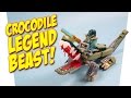 Lego Legends of Chima Cragger and Crocodile Beast Opening and Fast Build