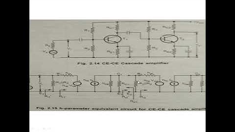 JNTUK R19 II ECE SEM 2 ECA TOPIC NAME ANALYSIS OF CE CE CASCADED AMPLIFIER
